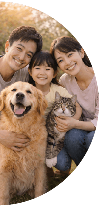 家族とペット